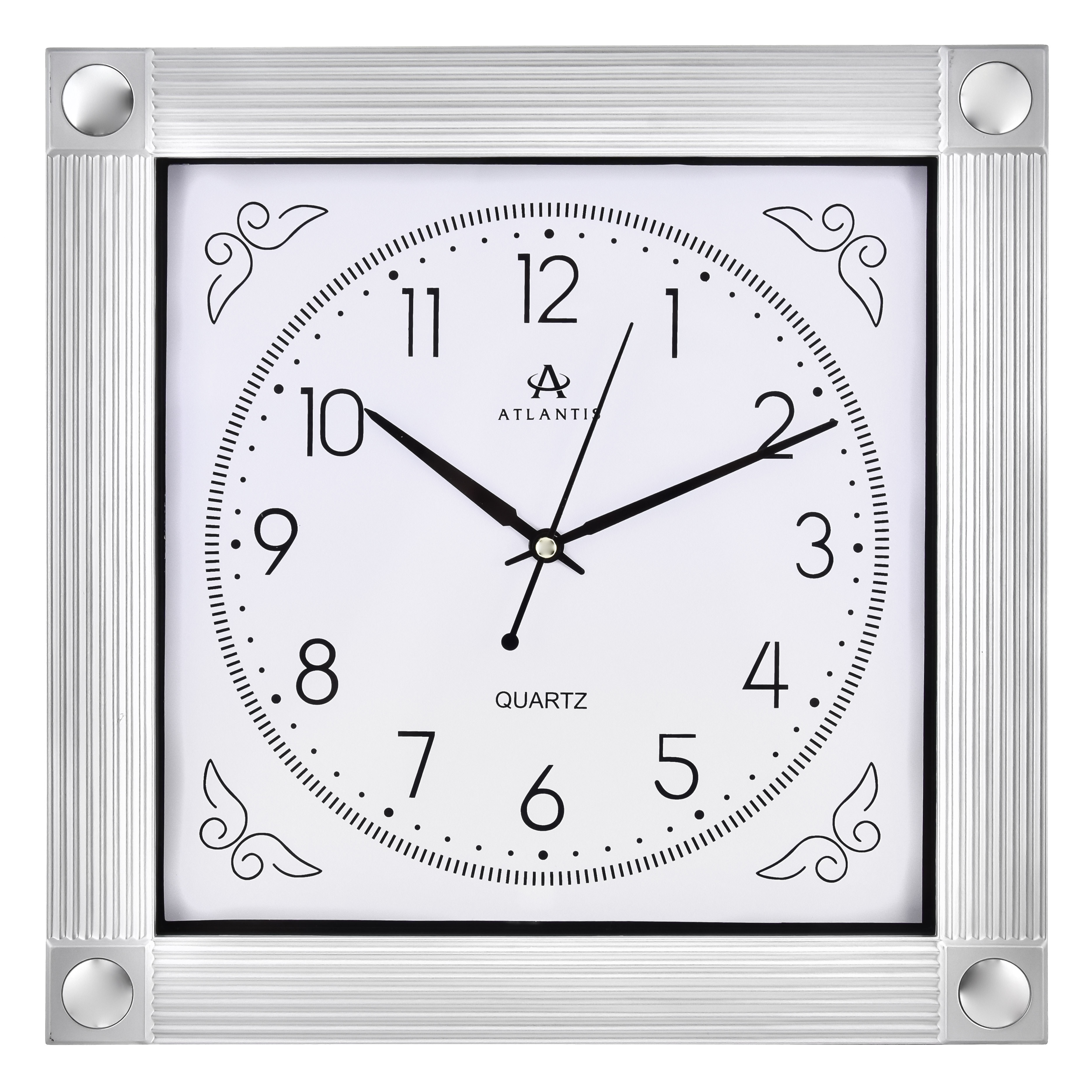 

Интерьерные часы Atlantis TIME TLD-3607B silver, TLD-3607B