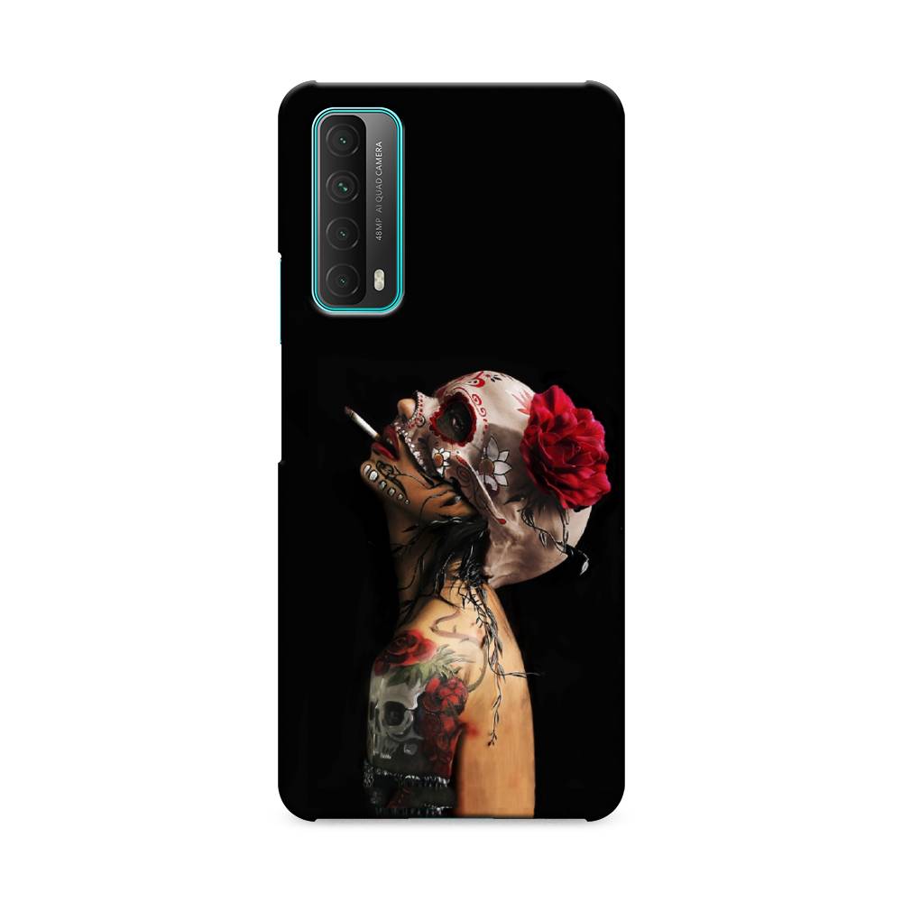 

Чехол Awog "Девушка с черепом" для Huawei P Smart 2021, 6104720-7