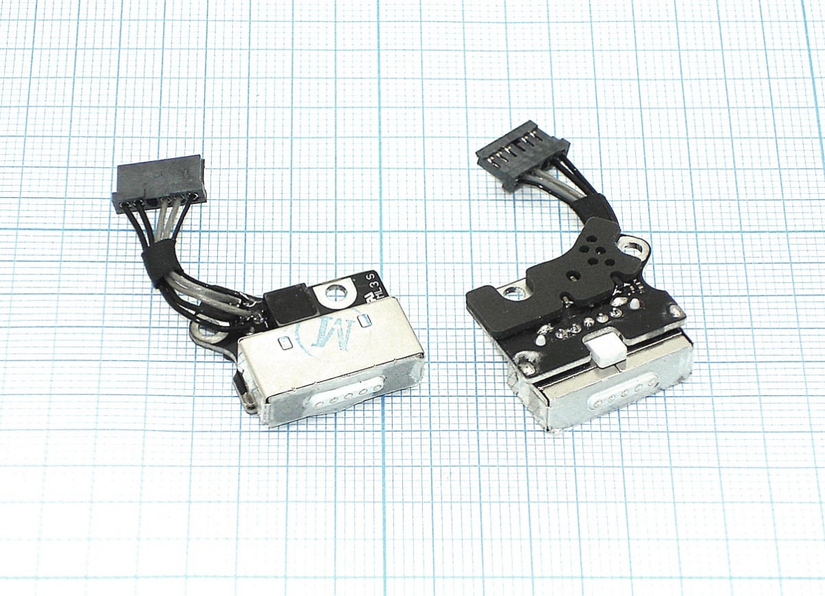 Разъем для ноутбука Apple MacBook Pro Retina 15 A1398 Late 2013 Mid 2014 MagSafe 2 с кабел