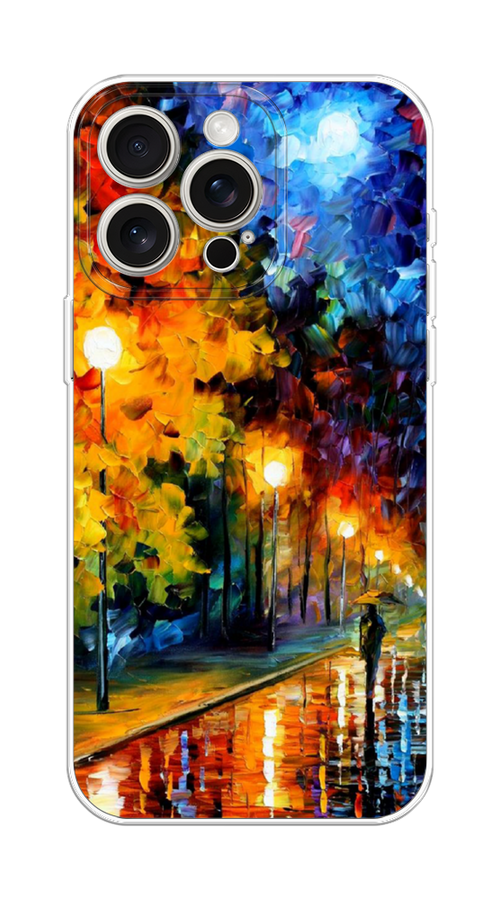 

Чехол Homey на Apple iPhone 15 Pro Max "Безлюдная улочка", Оранжевый;желтый;синий, 15850-1