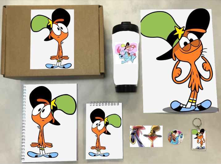 

Бокс с подарком тут и там С приветом по планетам, Wander Over Yonder 0005, 7 предметов