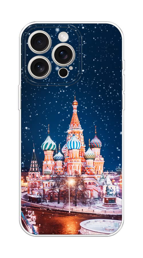 

Чехол Homey на Apple iPhone 15 Pro Max "Москва 1", Коричневый;синий;белый, 15850-1