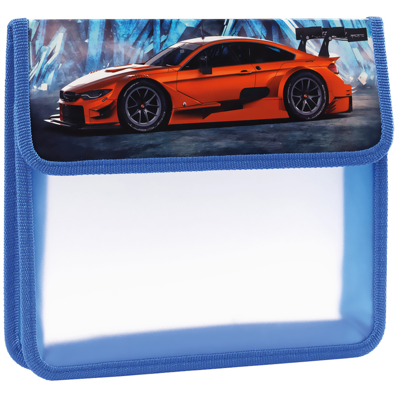 

Папка для тетрадей 1 отделение А5 ArtSpace "Sport car", пластик, на липучке
