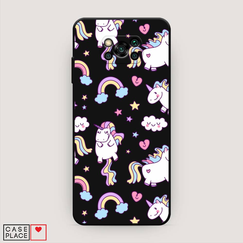 

Матовый силиконовый чехол "Sweet unicorns dreams" на Xiaomi Poco X3 Pro, Sweet unicorns dreams