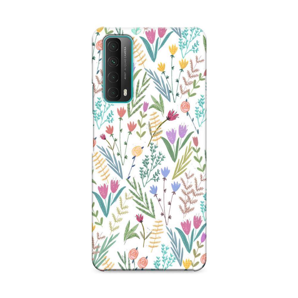 

Чехол Awog "Полевые цветы рисунок" для Huawei P Smart 2021, 6104720-6