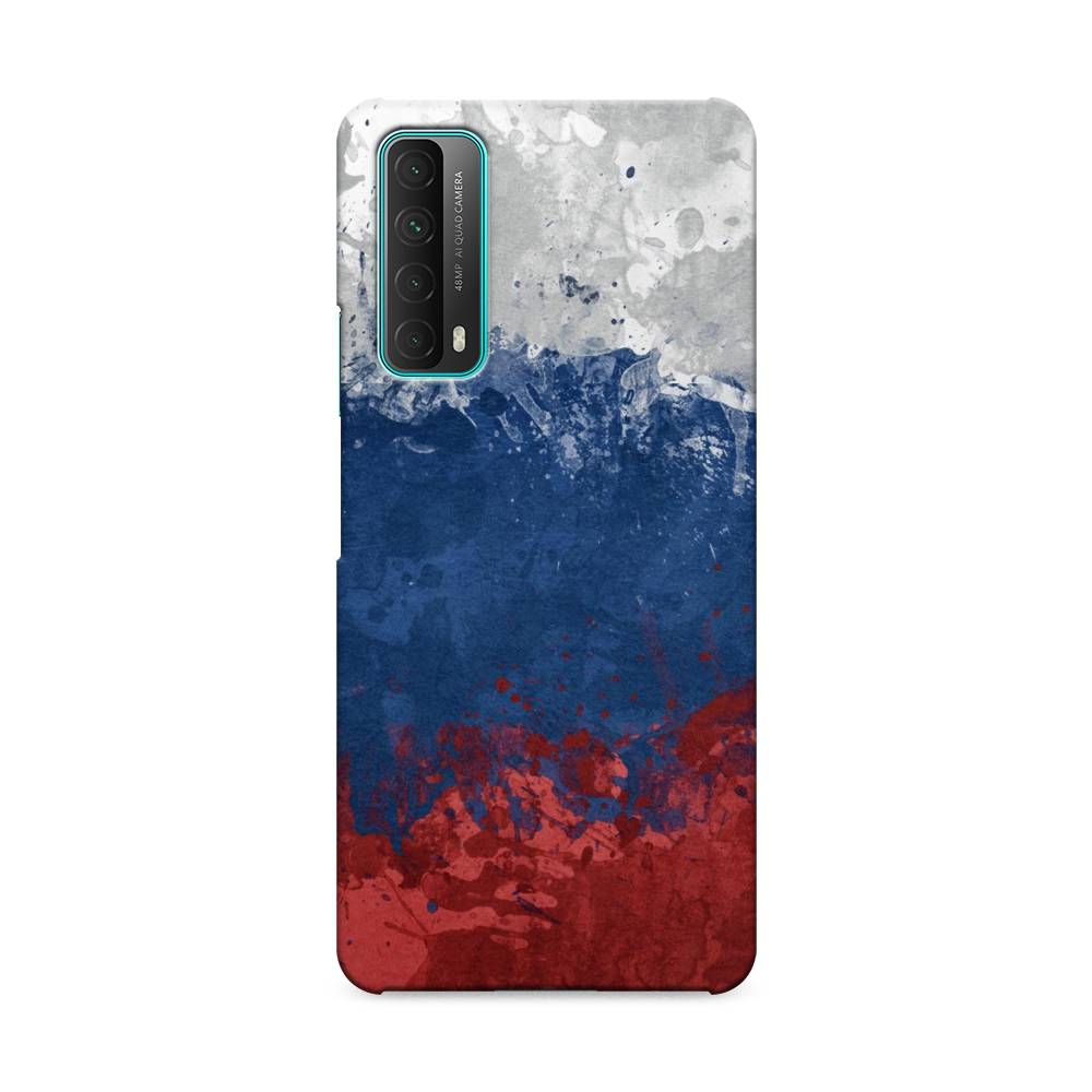 фото Чехол awog "флаг россии неровный" для huawei p smart 2021