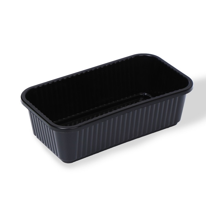 

Ящик для рассады, 28.5x15.5x8.5 см, 2,5 л., чёрный, Greengo (2 шт), Черный