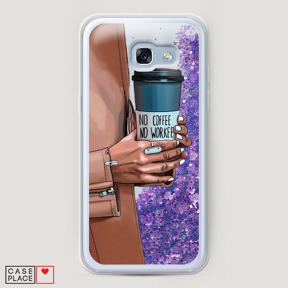 

Чехол Awog на Samsung Galaxy A5 2017 / Самсунг A5 2017 "No coffee", Разноцветный, 20692-1