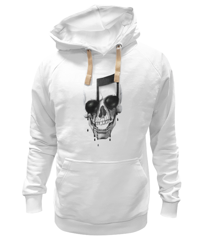 

Худи унисекс Printio Skull art белое 3XL, Белый, Skull art