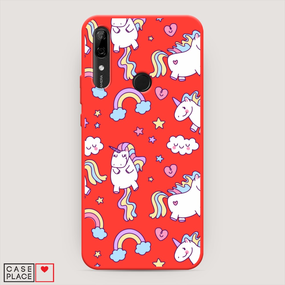 

Матовый силиконовый чехол "Звездочки графика белая" на Huawei P30, Звездочки графика белая