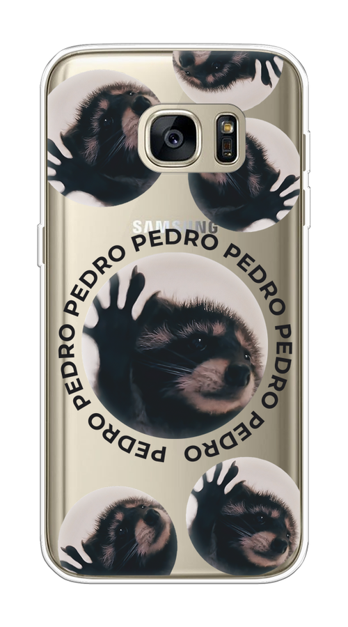 

Чехол на Samsung Galaxy S7 edge "Pedro енот", Черный;бежевый;прозрачный, 24650-1