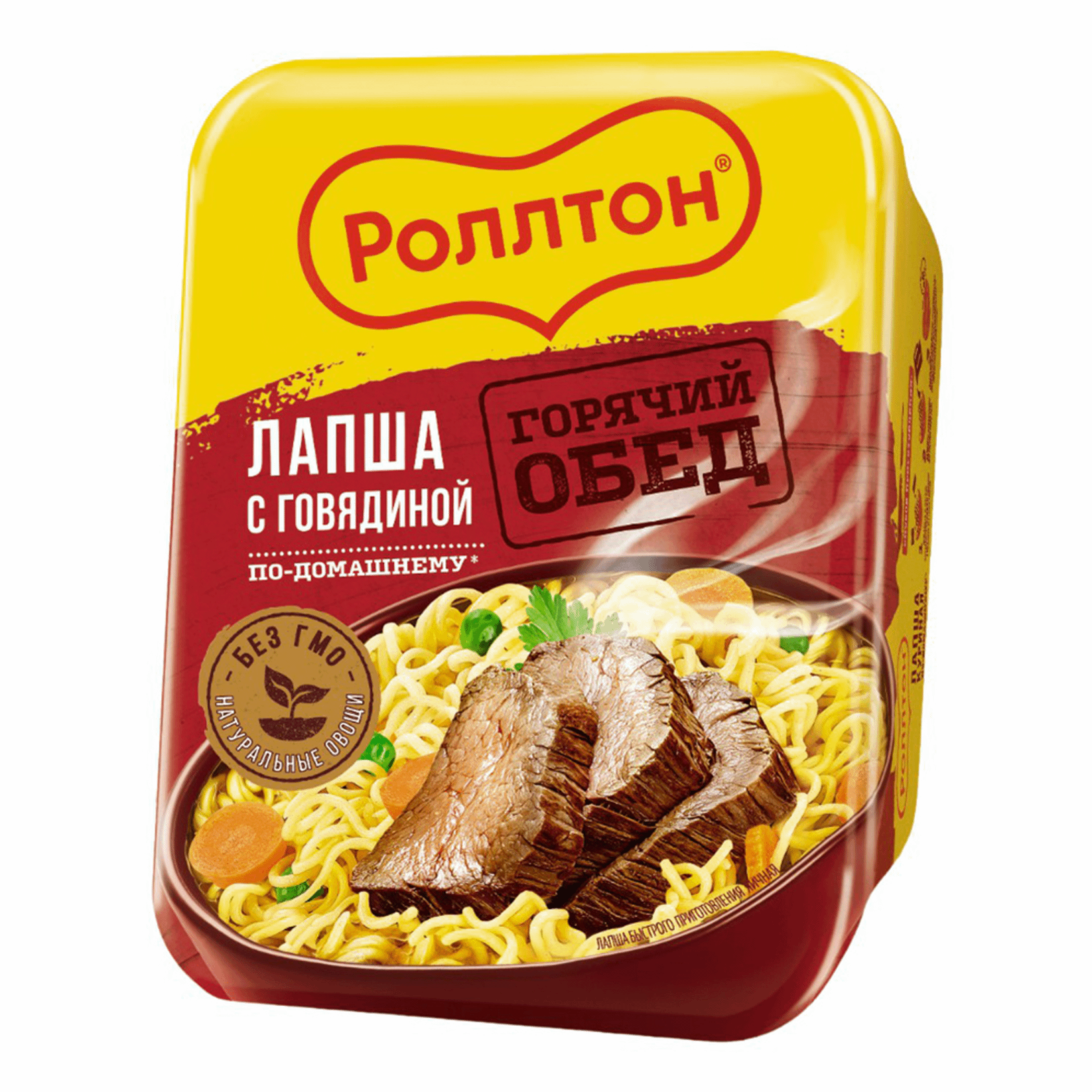 Лапша Роллтон быстрого приготовления говядина 90 г