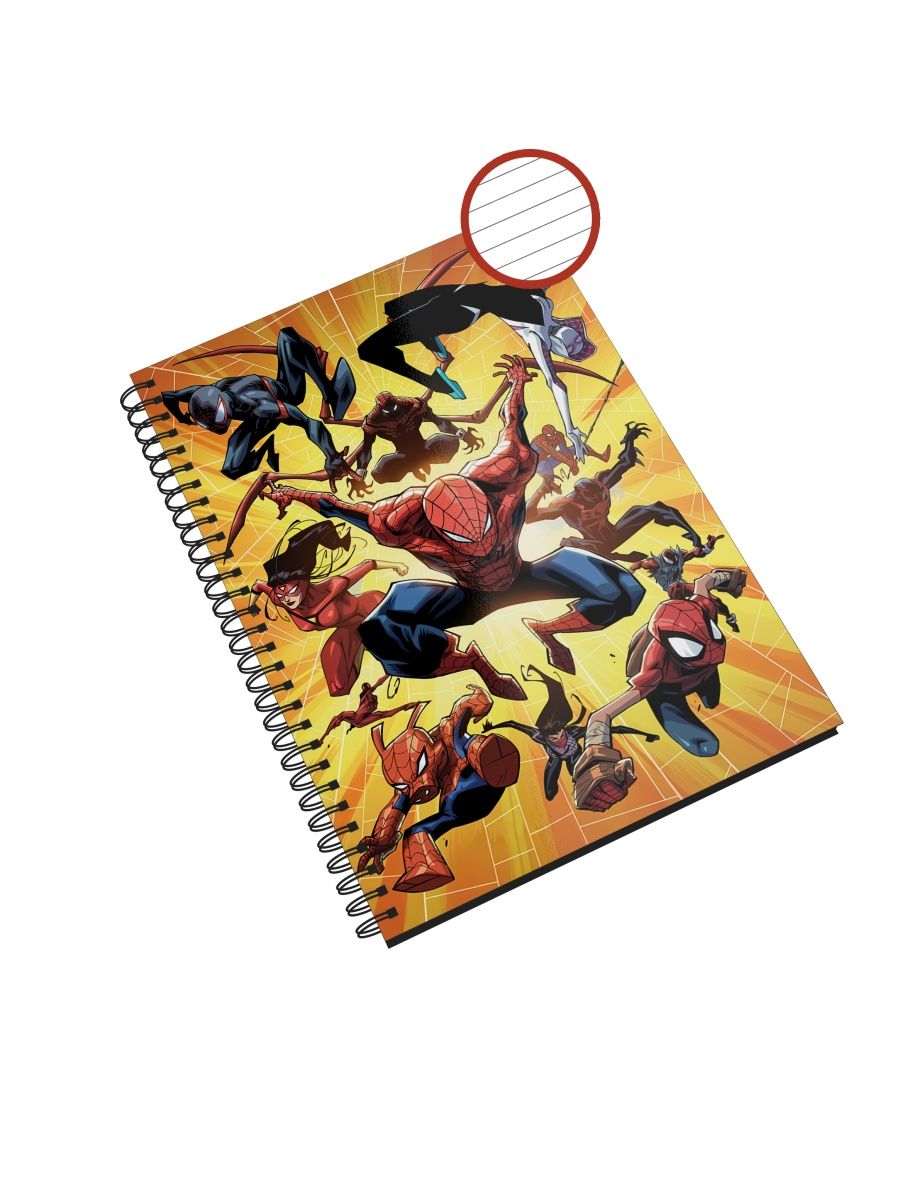 

Блокнот СувенирShop "Человек-паук/Spiderman" NP-MVSM2-A4/3 A4 48 листов в линейку, NP-MVSM2-A4/3