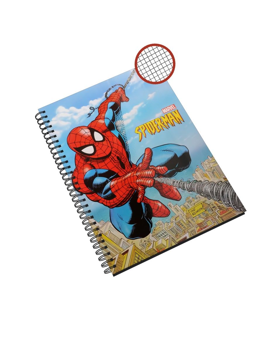 

Блокнот СувенирShop "Человек-паук/Spiderman" NP-MVSM3-A5/2 A5 48 листов в клетку, NP-MVSM3-A5/2