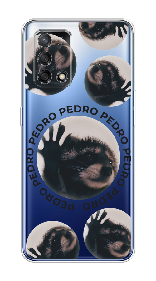 

Чехол на OPPO A74 4G/F19 "Pedro енот", Черный;бежевый;прозрачный, 256050-1