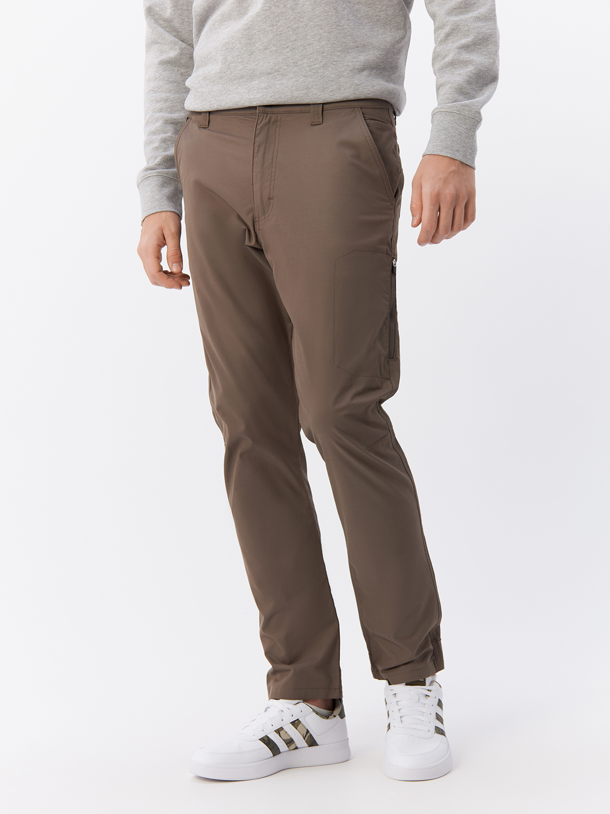 

Брюки мужские Wrangler 112338845011 коричневые 33/32, Хаки, 112338845
