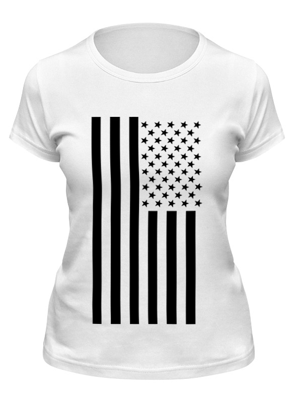 

Футболка женская Printio Black america белая XL, Белый, Black america