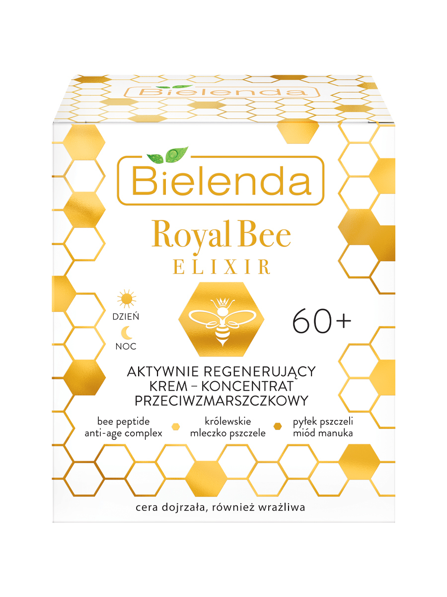 фото Крем для лица bielenda royal bee elixir активно регенерирующий 60+ 50 мл