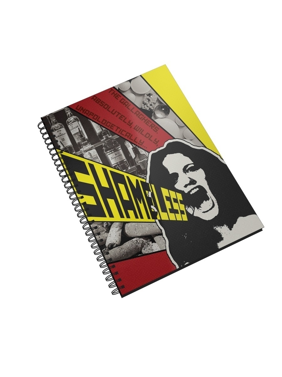 

Блокнот СувенирShop "Shameless/Бесстыжие" NP-SRBS1-A4/1 A4 48 листов, NP-SRBS1-A4/1