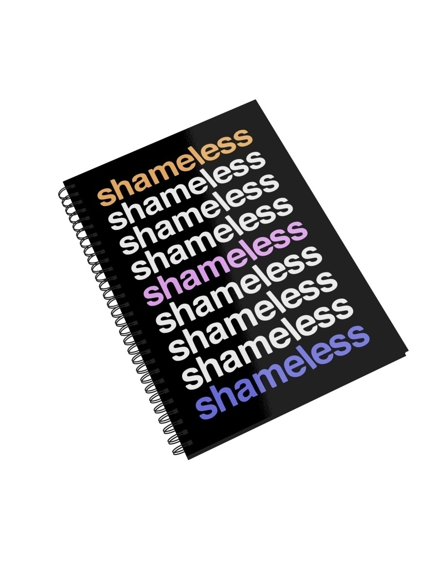 

Блокнот СувенирShop "Shameless/Бесстыжие" NP-SRBS4-A4/1 A4 48 листов, NP-SRBS4-A4/1