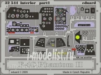 

32544 Eduard 1/32 Цветное Фототравление для F-4C interior TAM