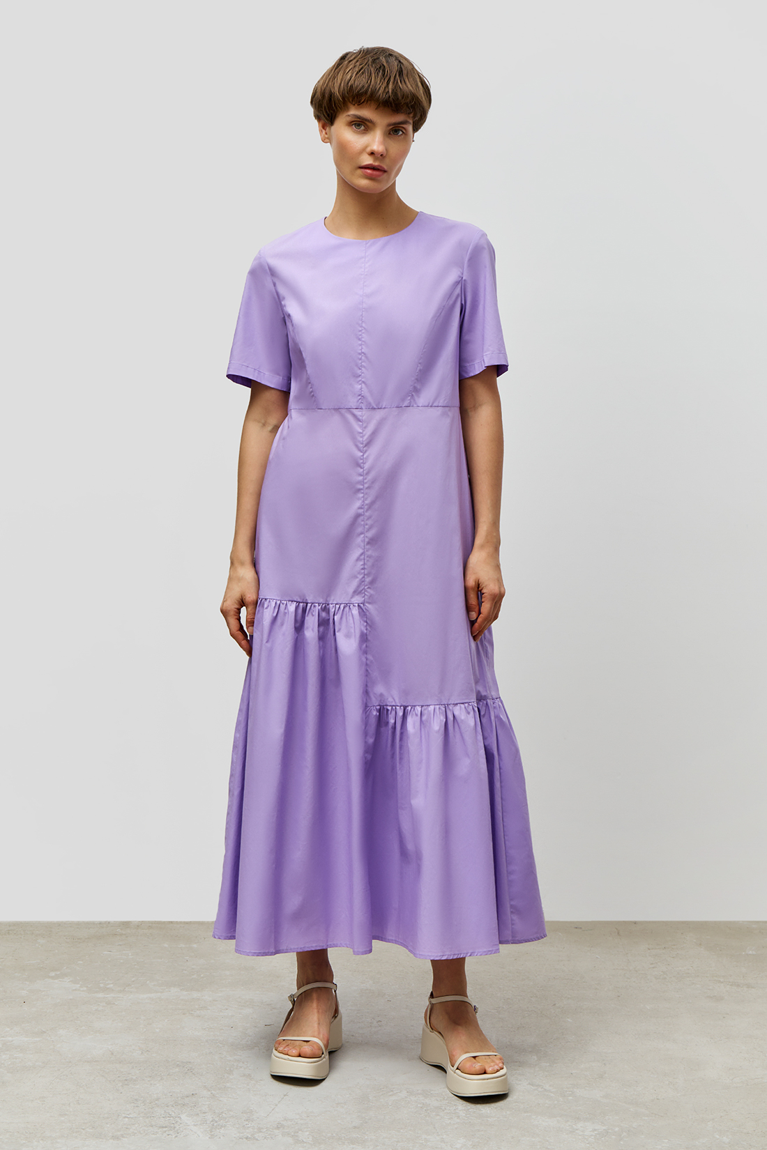 Платье женское Baon B4523024 фиолетовое XS