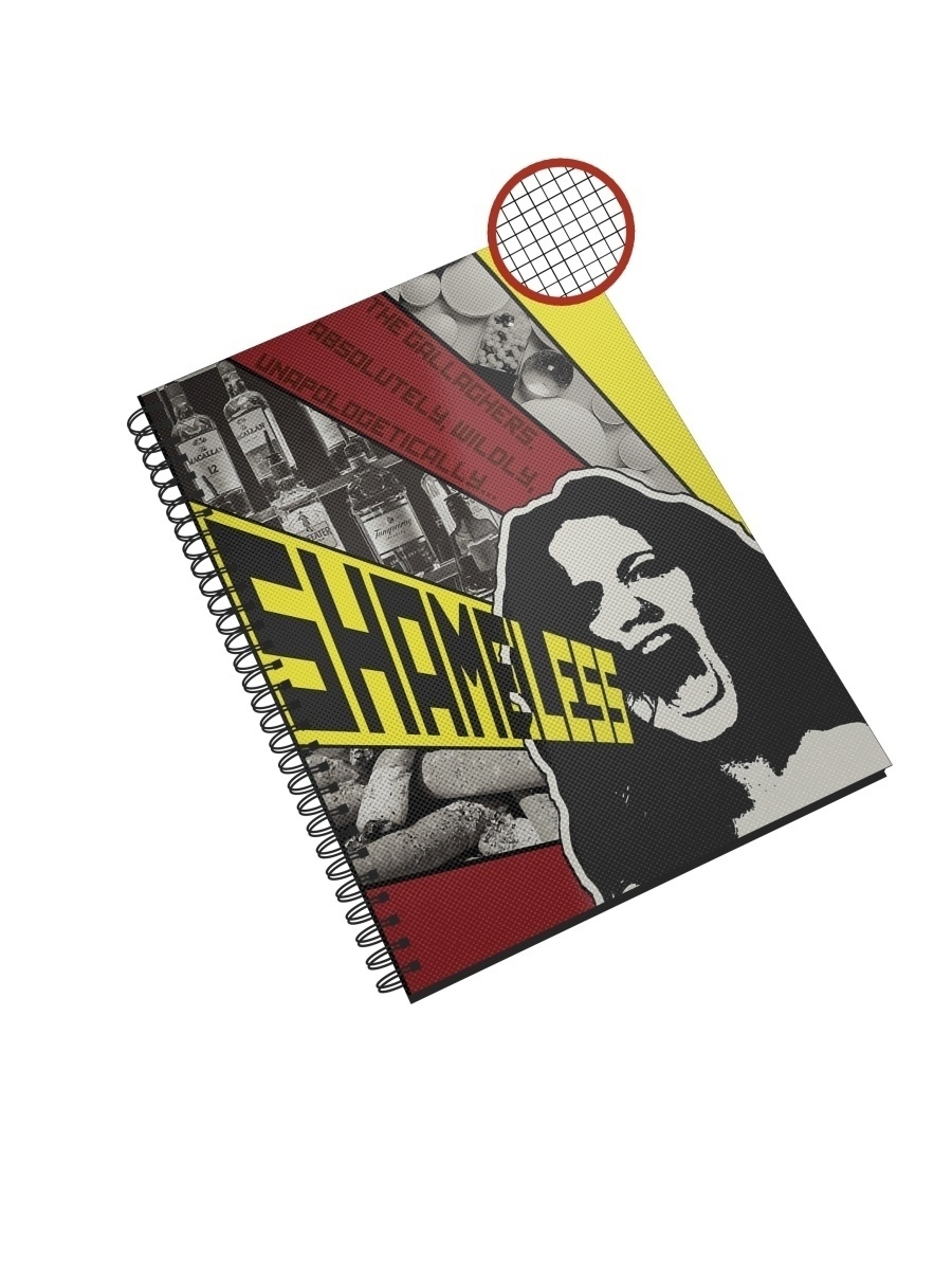 

Блокнот СувенирShop "Shameless/Бесстыжие" NP-SRBS1-A4/2 A4 48 листов в клетку, NP-SRBS1-A4/2