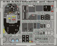 

32561 Eduard 1/32 Цветное Фототравление для Ju 87G-2 Stuka interior, Цветной