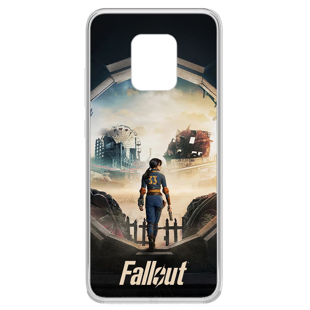 

Чехол-накладка Krutoff Clear Case Фоллаут (Fallout) - Убежище 33 для Xiaomi Redmi 10X 5G, Прозрачный