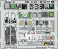

33219 Eduard 1/32 Цветное фототравление для F/ A-18E, Цветной