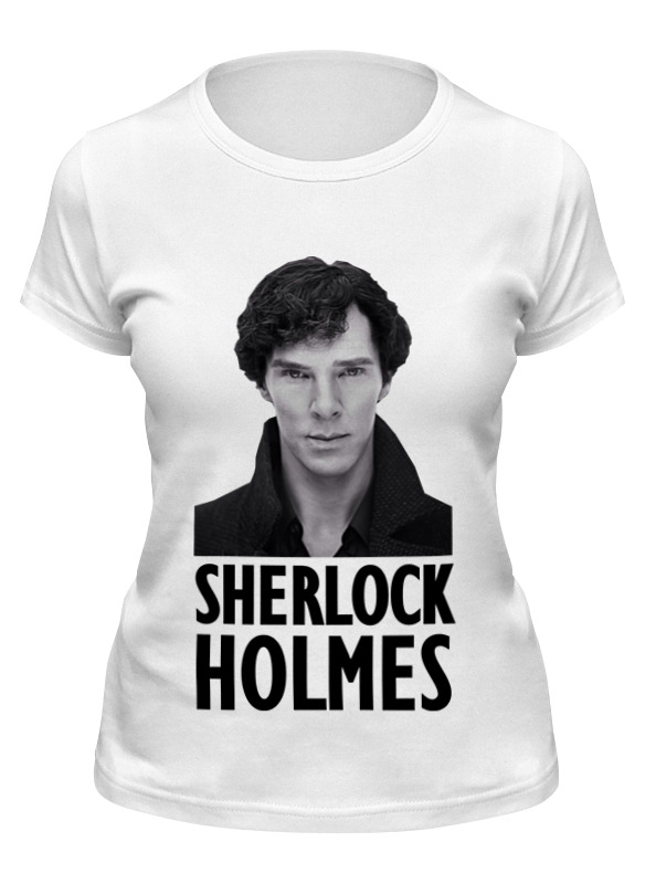 

Футболка женская Printio Sherlock holmes белая XL, Белый, Sherlock holmes