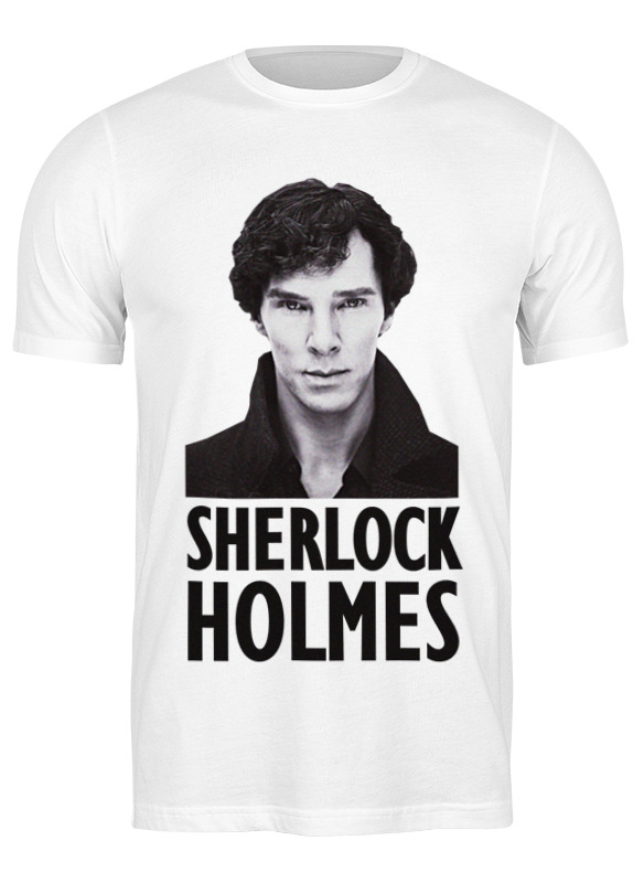 

Футболка мужская Printio Sherlock holmes белая XL, Белый, Sherlock holmes