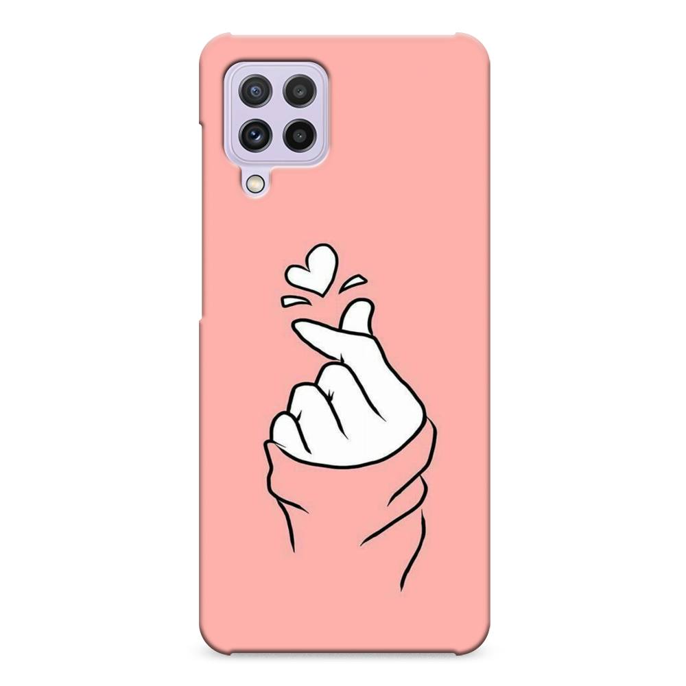 

Пластиковый чехол "Любовь-щелк" на Samsung Galaxy A22