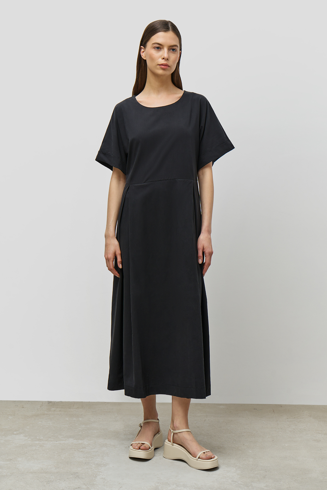 Платье женское Baon B4523027 черное 2XL
