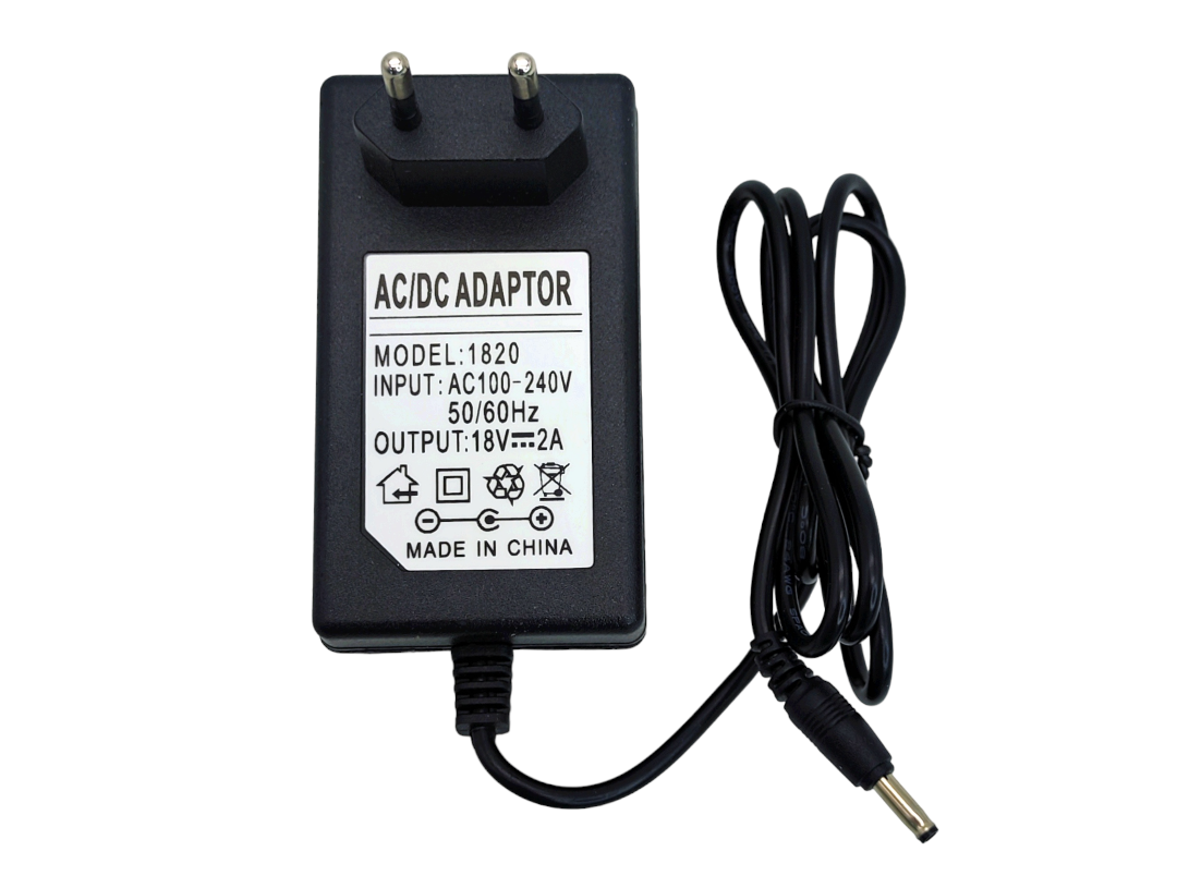 Зарядное устройство для колонки Капсулы Маруся AC-DC 18V 2A 3.5x1,35mm