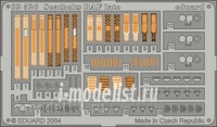 

32526 Eduard 1/32 Фототравление привязные ремни Seatbelts RAF late