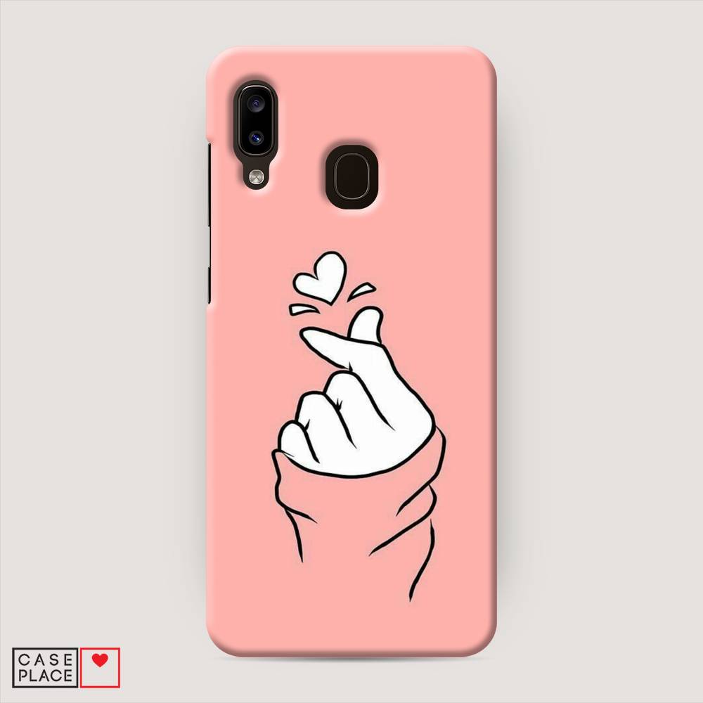 

Пластиковый чехол "Любовь-щелк" на Samsung Galaxy A30, 27520-5