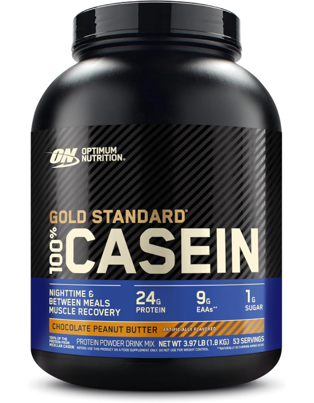 Протеин Optimum Nutrition 100% Casein Protein, 1800 г, Chocolate Peanut Butter