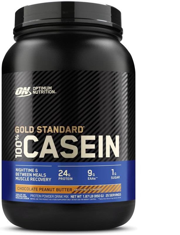 Протеин Optimum Nutrition 100% Casein Protein, 850 г, Chocolate Peanut Butter