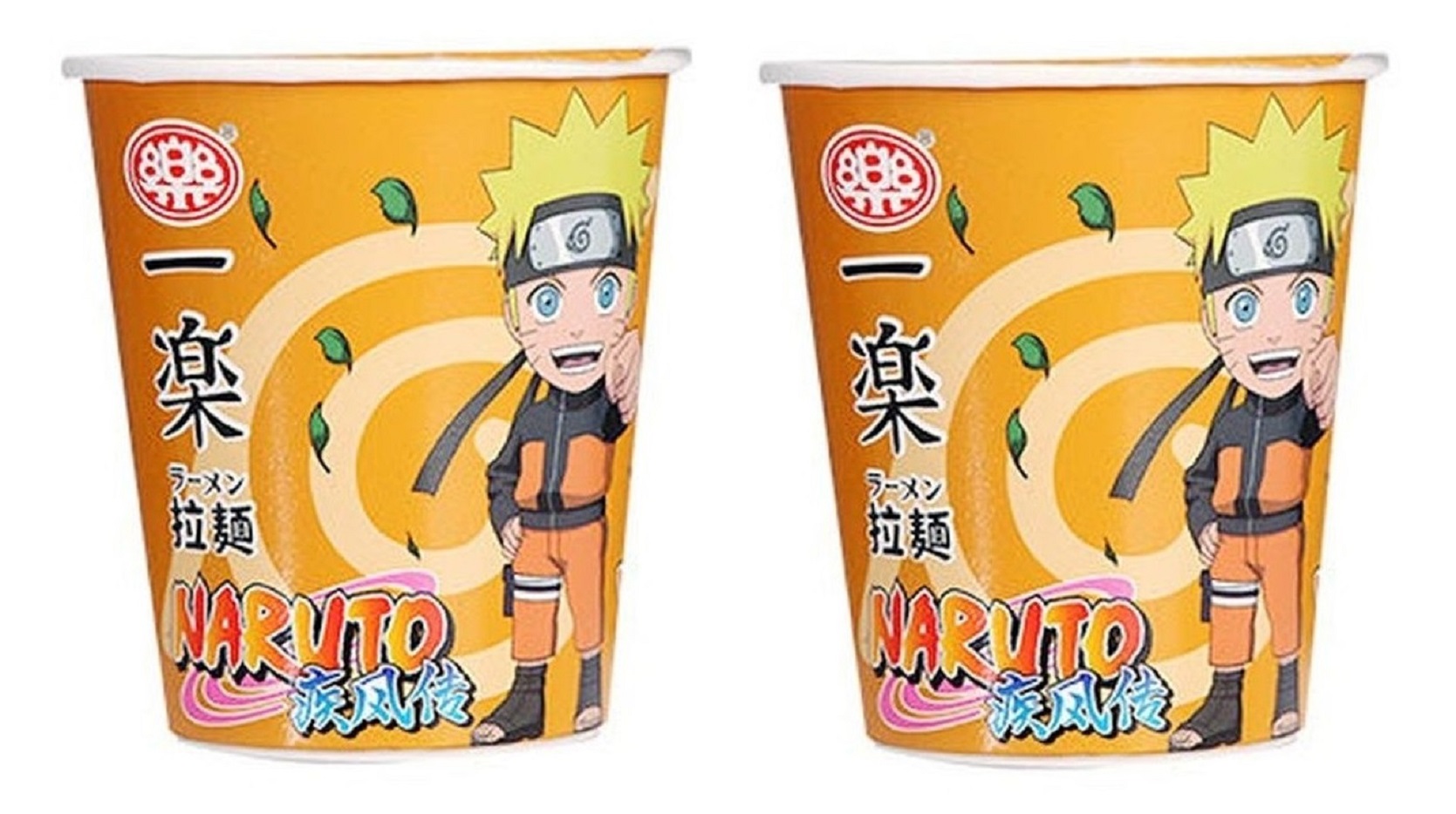 Лапша быстрого приготовления Naruto со вкусом говядины и карри в стакане, 61 г х 2 шт