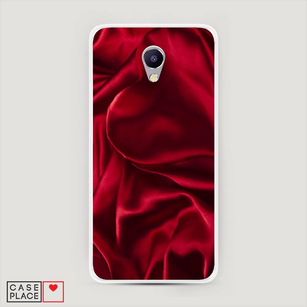 

Чехол Awog на Meizu M5 Note "Текстура красный шелк", 71650-3