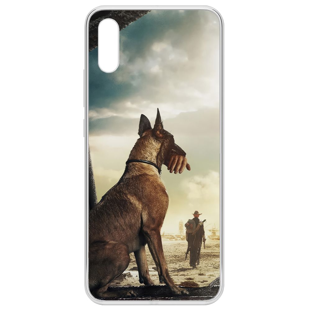 

Чехол-накладка Krutoff Clear Case Фоллаут (Fallout) - Псина для Xiaomi Redmi 9A, Прозрачный