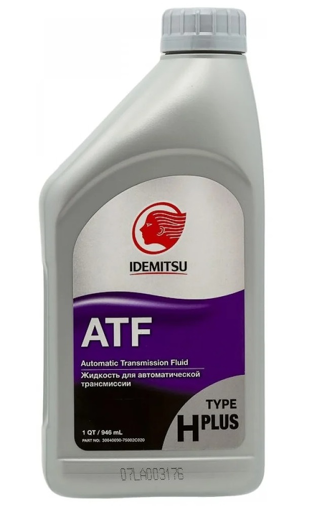 

Масло Трансмиссионное "Idemitsu" Atf Type - H Plus (946 Мл) IDEMITSU арт. 30040090-750