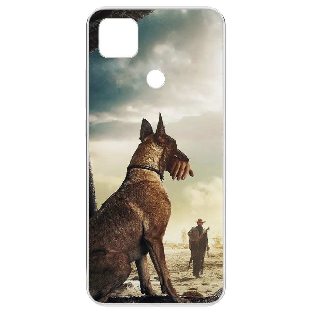 

Чехол-накладка Krutoff Clear Case Фоллаут (Fallout) - Псина для Xiaomi Redmi 9C, Прозрачный