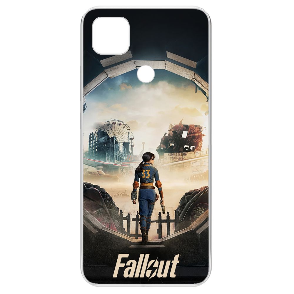 

Чехол-накладка Krutoff Clear Case Фоллаут (Fallout) - Убежище 33 для Xiaomi Redmi 9C, Прозрачный