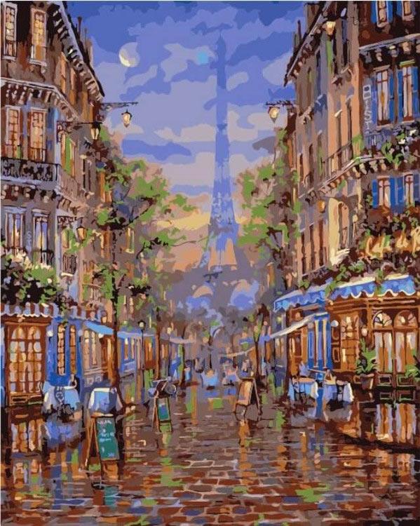 

Картина по номерам Цветной Монмартр Париж, 40x50 см, Монмартр Париж