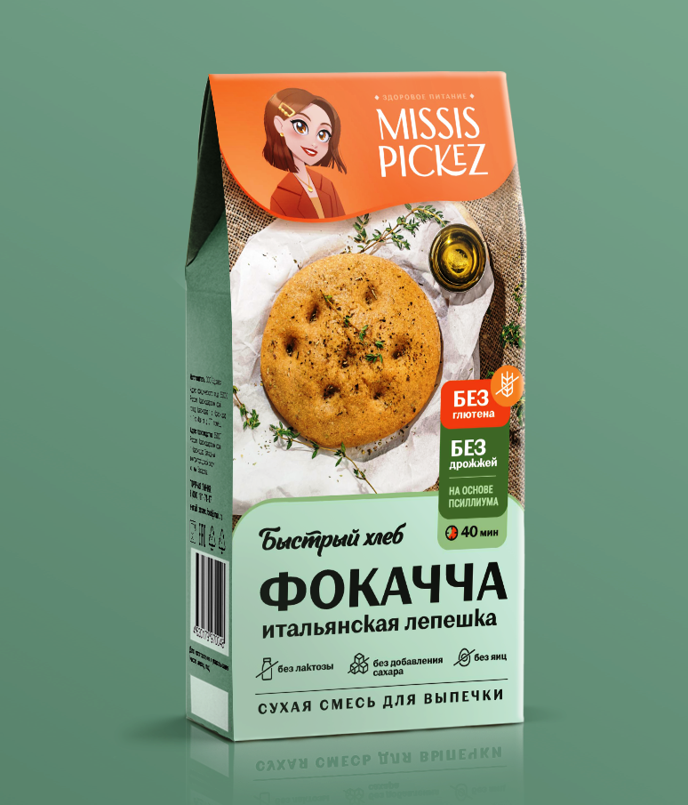 Смесь сухая для выпечки Missis Pickez 