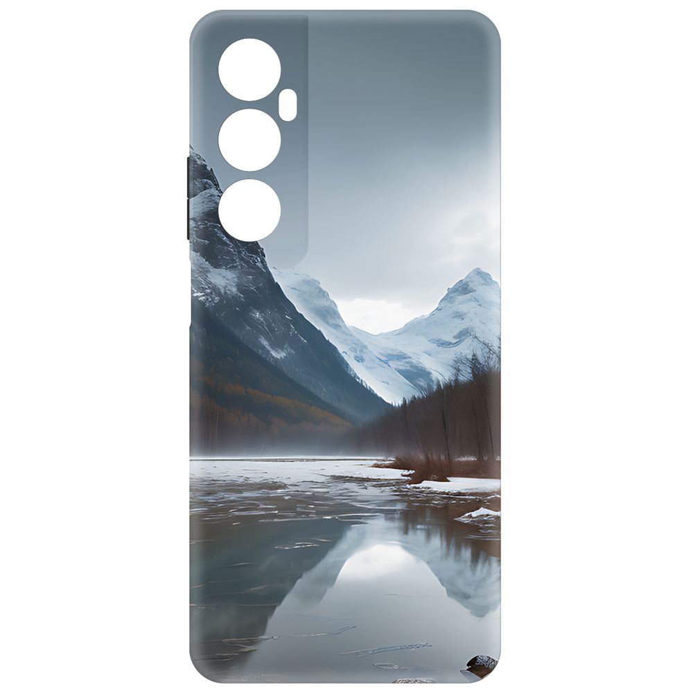 

Чехол Krutoff для Realme C65 Весенняя оттепель, Черный