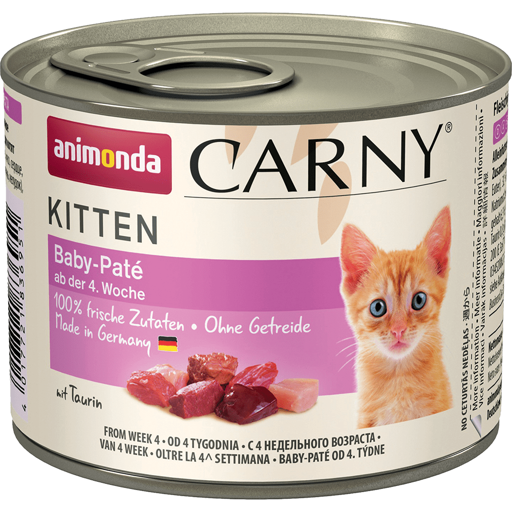 

Консервы для котят Animonda Carny Kitten, говядина, курица, 200г, Carny Kitten