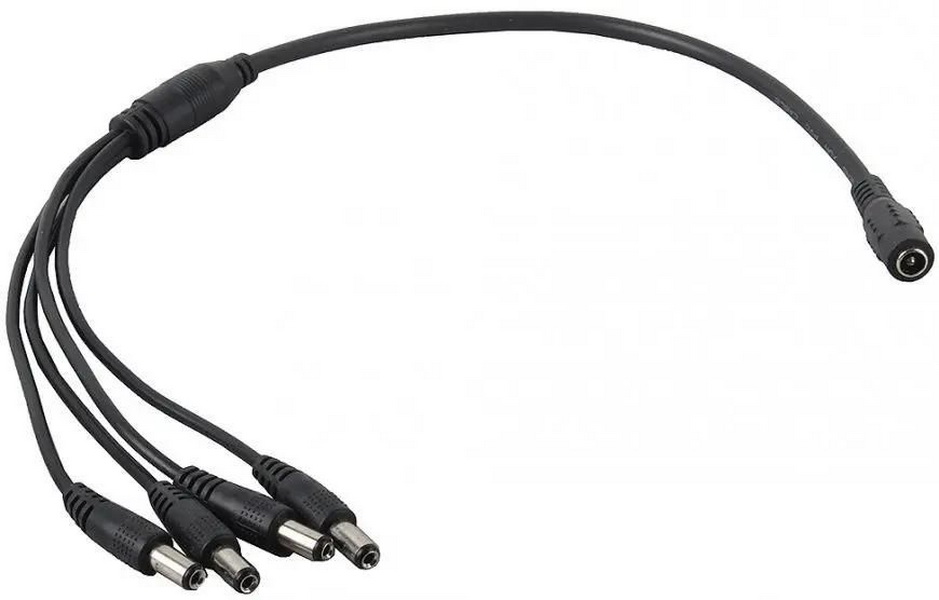 

Разветвитель DC FALCON EYE W-SP1-4H, 0.4м черный